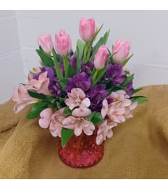 Peek-A-Boo. An arrangement by Zaisers Florist and Greenhouse.