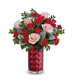love prism bouquet. An arrangement by Chester Florals and Design.