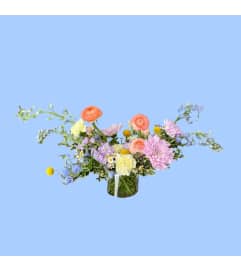Whimsical Pastels. An arrangement by Lilac and Honey Floral Design Studio.