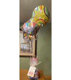 Balloon Bouquet. An arrangement by The Flower Box Florist.