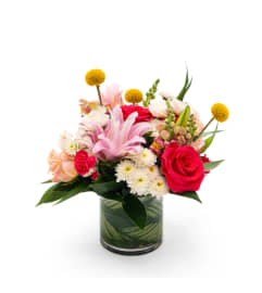 A Pinky Promise Arrangement. An arrangement by Bill's Flowers Arrangements.