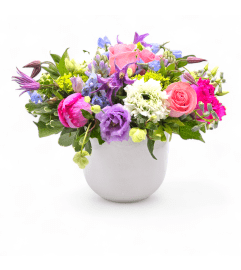 Springtime Oasis. An arrangement by Appleblossoms.