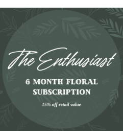 The Enthusiast 6 Month Floral Subscription. An arrangement by Modern Bloom.