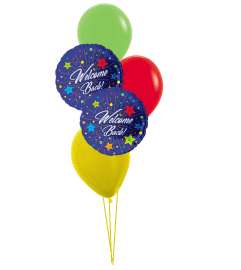 Welcome Back Classic Balloon Bouquet. An arrangement by Balloon Bouquets Plus. Welcome Back Classic Balloon Bouquet. An arrangement by Balloon Bouquets Plus.