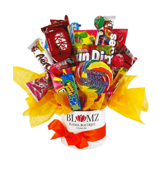 Sweet Treat Candy Box. An arrangement by Blumz Floral Boutique.