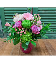 Enchanted Garden Glow. An arrangement by Forest Florist.