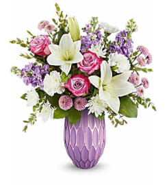 Lovely Pastels Bouquet. An arrangement by Flowers By Fiore.