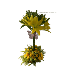 Buttercup Bliss Bouquet. An arrangement by Angela's Red Flowers. Buttercup Bliss Bouquet. An arrangement by Angela's Red Flowers.