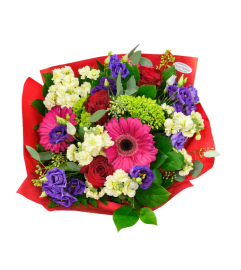 Radiant Romance Garden. An arrangement by Hillcrest Florist.