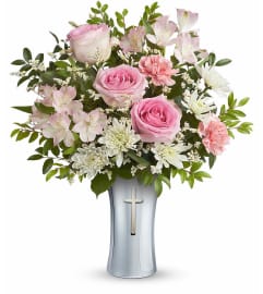 Teleflora's Loving Whisper Bouquet. An arrangement by Sueppel's Flowers.