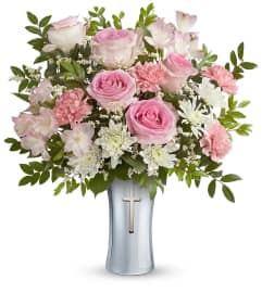 Loving Whisper Bouquet (Teleflora). An arrangement by North Liberty Flower Shop.