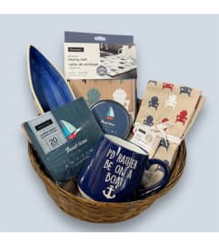 Boat Life Gift Basket. An arrangement by In Bloom.