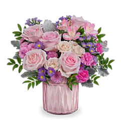 Teleflora's Dazzling Gem. An arrangement by Mae's Flowers and Gifts.