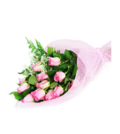 Pink Rose Perfection. An arrangement by Loyalist Flowers.