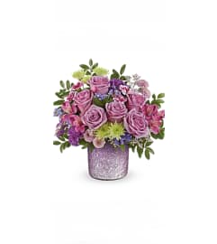 Lavender Whispers Bouquet. An arrangement by Kelly Ann's Floral.
