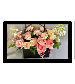 Luxurious Bag Bqt. An arrangement by Fifty Shades Of Flowers.