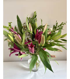 Enchanted Pink Lilies. An arrangement by Wild Blooms.