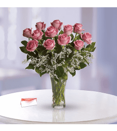 Nice Pink Roses. An arrangement by Cantutas Florist.