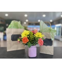 The Farm and Floral Gift Bag Bundle. An arrangement by The Farm and Floral Market.