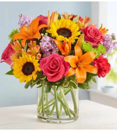 Mother's Day Floral Embrace. An arrangement by Palmetto Gardens Florist.