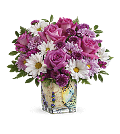 Vintage Butterfly Bouquet. An arrangement by Blushing Flowers.