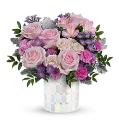 Alluring Mosaic Bouquet. An arrangement by Blushing Flowers.