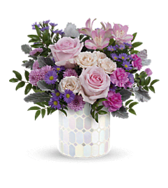 Alluring Mosaic Bouquet. An arrangement by Blushing Flowers.