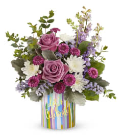 Lavender Celebration. An arrangement by Gallery Flower Shop N Services.