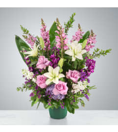 Purple Blessing by BloomNation™. An arrangement by Gallery Flower Shop N Services.