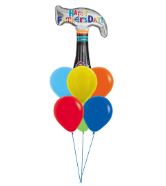 Father's Day Hammer Awesome Balloon Bouquet. An arrangement by Balloon Bouquets Plus. Father's Day Hammer Awesome Balloon Bouquet. An arrangement by Balloon Bouquets Plus.