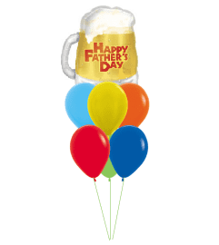 Happy Father's Day Beer Awesome Balloon Bouquet. An arrangement by Balloon Bouquets Plus. Happy Father's Day Beer Awesome Balloon Bouquet. An arrangement by Balloon Bouquets Plus.