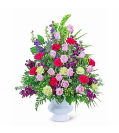 tribute. An arrangement by Gallery Flower Shop N Services.