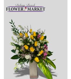 pure nature. An arrangement by Delray Beach Flower Market.