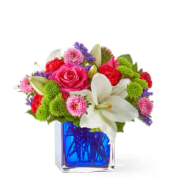 Quality Time Bouquet. An arrangement by North Liberty Flower Shop.