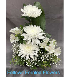 Heaven Awaits. An arrangement by Fellows Fernlea Flowers.