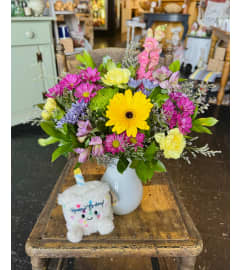 Sunshine and Sprinkles. An arrangement by In Bloom.