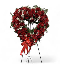 Heart Of Roses. An arrangement by Cinderella's Flowers.