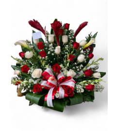 Eternal Love. An arrangement by Cinderella's Flowers.