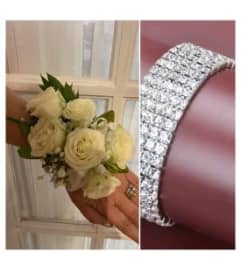 Wristlet for Prom. An arrangement by In Bloom.