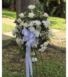 Custom Funeral Arrangements. An arrangement by Passiflora Creations LLC.