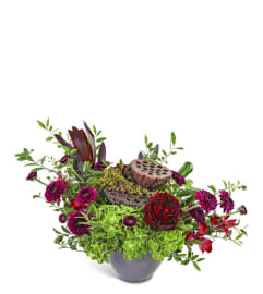 Natural Rosewood. An arrangement by The Flower Shop of Lake Charles.