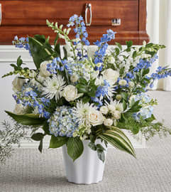 Everlasting Memories Floor Basket. An arrangement by Sueppel's Flowers.