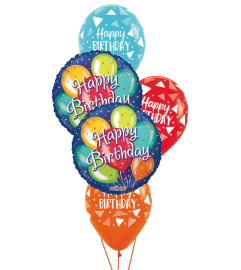 Balloons In Blue Birthday Classic Balloon Bouquet. An arrangement by Balloon Bouquets Plus. Balloons In Blue Birthday Classic Balloon Bouquet. An arrangement by Balloon Bouquets Plus.