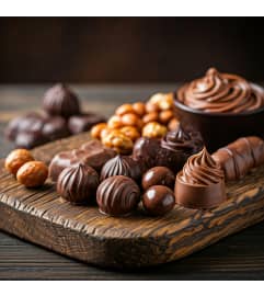 Premium Chocolates. An arrangement by Lily Pad Florist.