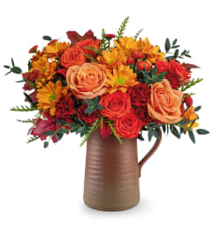 Terra Bloom Bouquet. An arrangement by North Liberty Flower Shop.