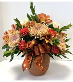 Happy Harvest. An arrangement by Brown Floral and Fudge.