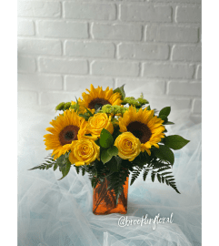Golden Hour. An arrangement by Brooklin Floral and Garden Shoppe Inc..