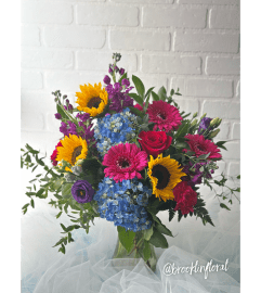 Brilliant Tribute. An arrangement by Brooklin Floral and Garden Shoppe Inc..