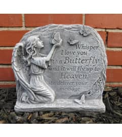 Butterfly Whisper Standing Stone. An arrangement by Sueppel's Flowers.