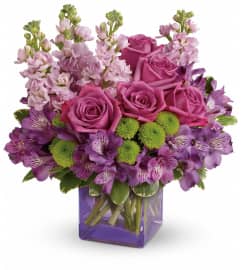 Sweet Sachet Bouquet. An arrangement by Jennifer's Flowers and Gifts.